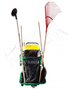 chariot porte sac double 2